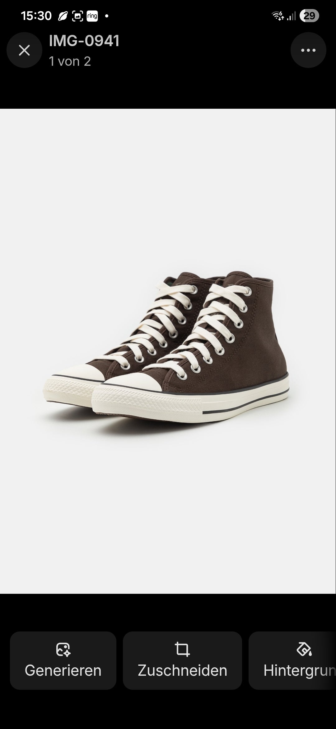 Converse All Star High braun A09161C Gr.41,5