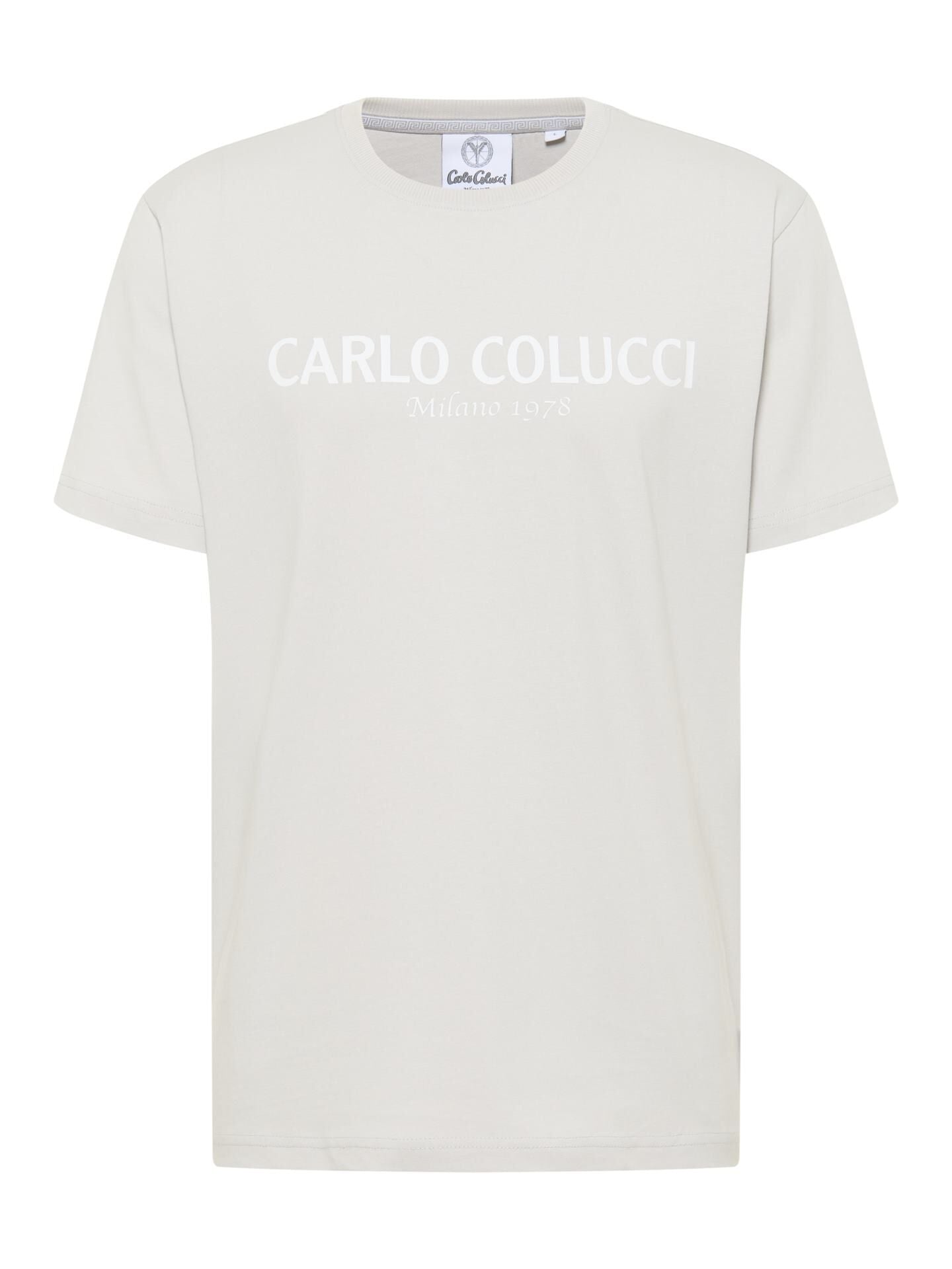 Original Carlo Colucci Tshirt Basic Schlicht verschiedene Farben.