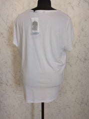 (U31) Ulla Popken T-Shirt weiß 804581 200