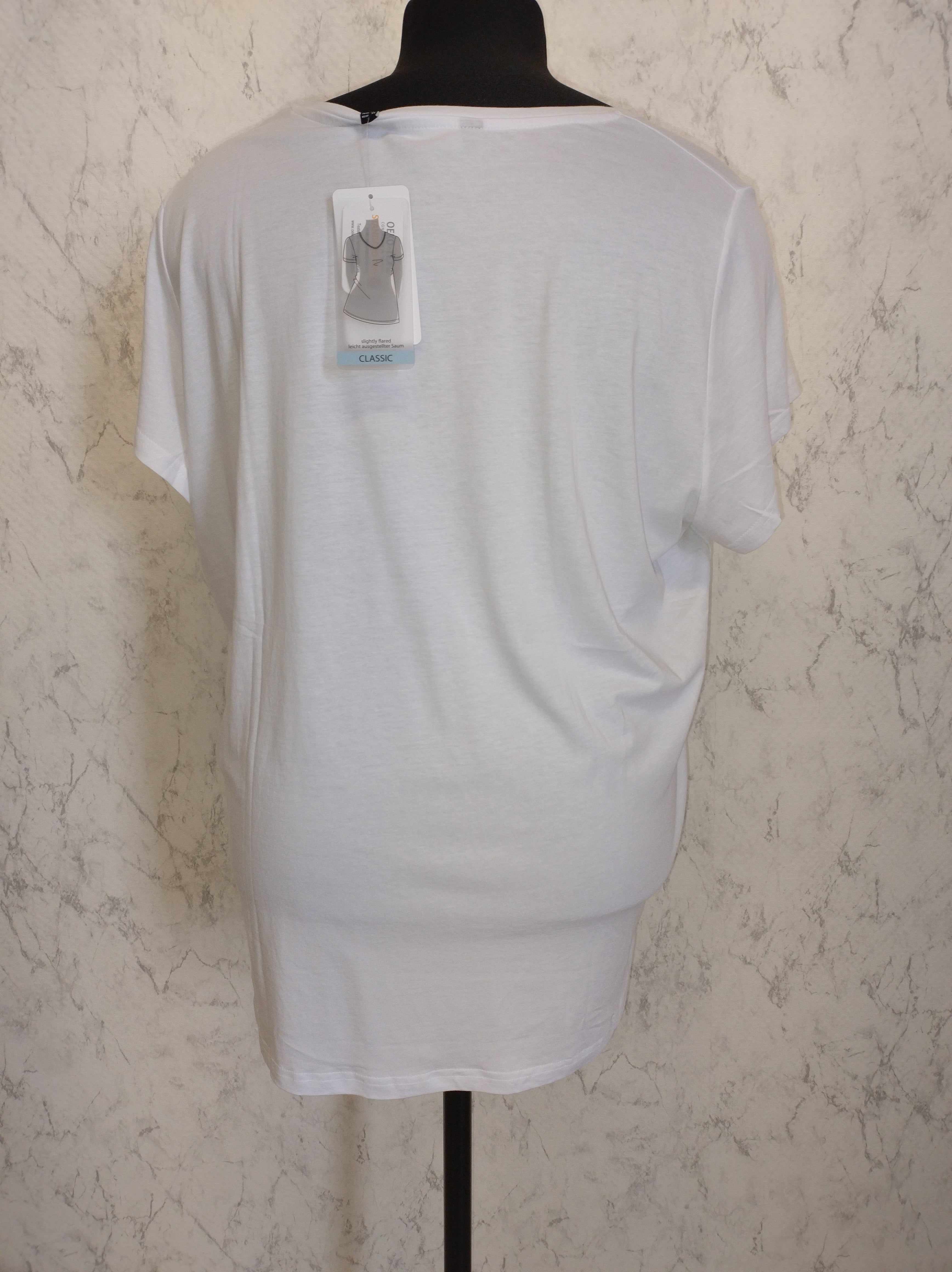 (U31) Ulla Popken T-Shirt weiß 804581 200