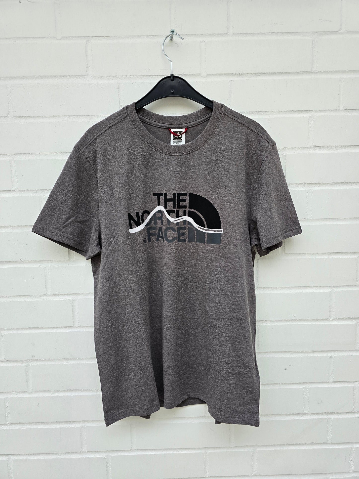 (29) The North Face T Shirt grau Welle