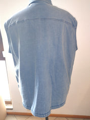 (U26) Ulla Popken Jeansweste blau 807072 902