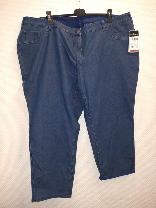 (U17) Ulla Popken DOPPELSEITIGE Jeanshose 801670 902