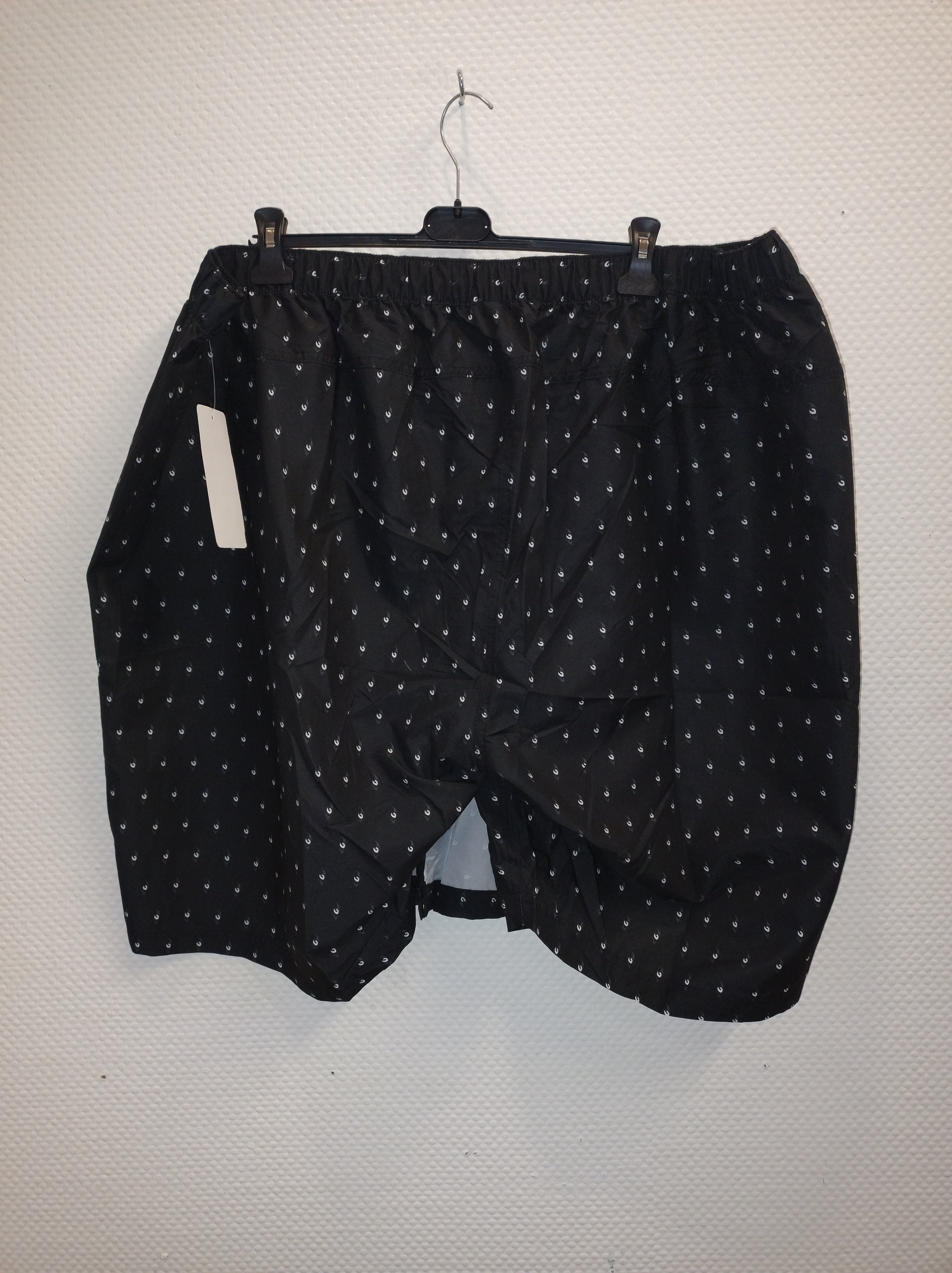 (U12) Ulla Popken Bade Skort schwarz weiß 793313 130