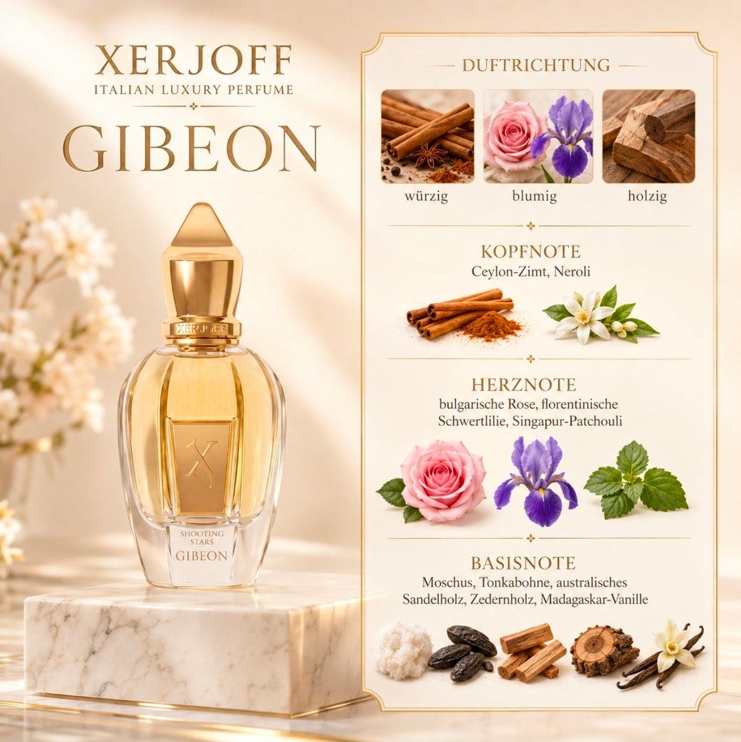 Original XERJOFF Gibeon Eau de Parfum Parfüm 50ml