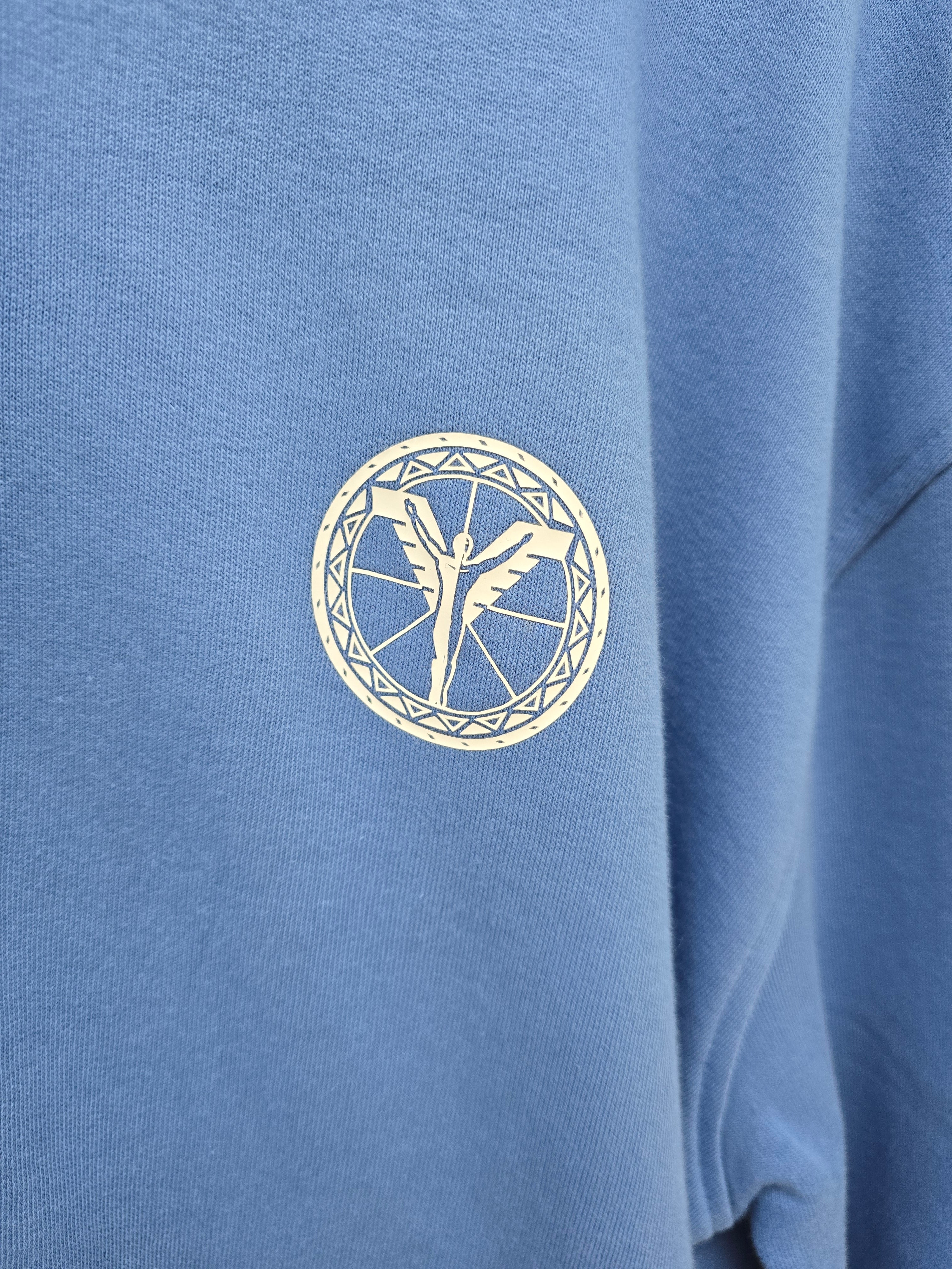 (Stange2) Carlo Colucci Sweatjacke unisex blau XXL