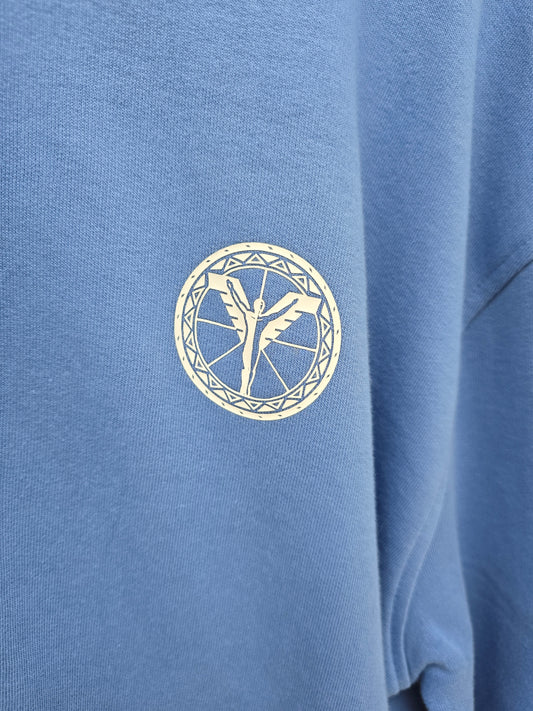 (Stange2) Carlo Colucci Sweatjacke unisex blau XXL