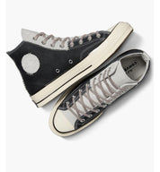 Converse Chuck High 70 High Top Sneaker Unisex schwarz grau  Gr. 42