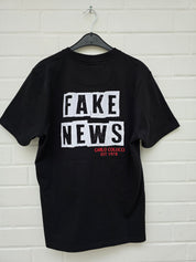 Carlo Colucci Fake News Tshirt schwarz / weiß