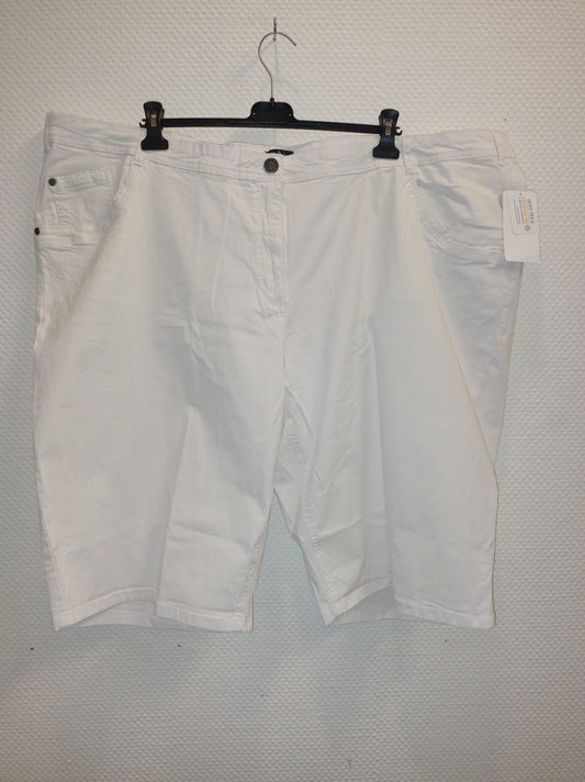 (U45) Ulla Popken Jeans Shorts weiß 747513 20