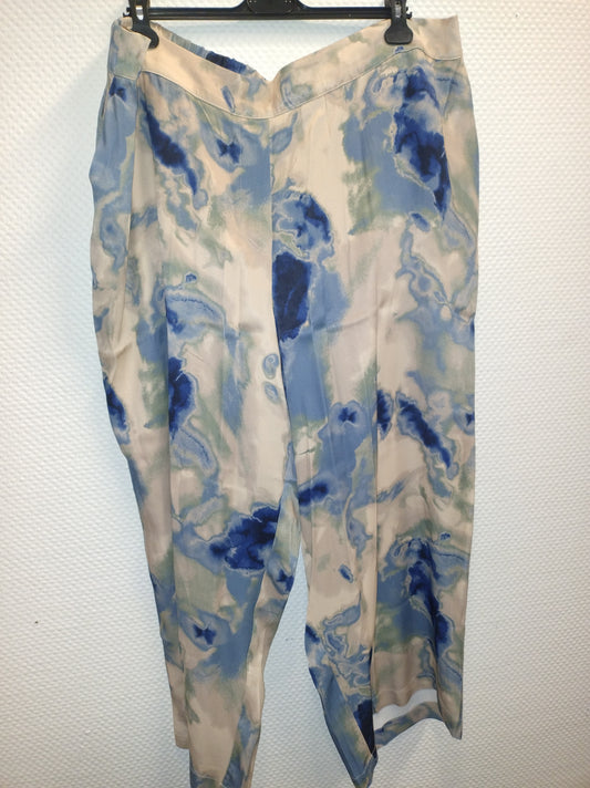 (U39) Ulla Hose beige/blau 801425 618