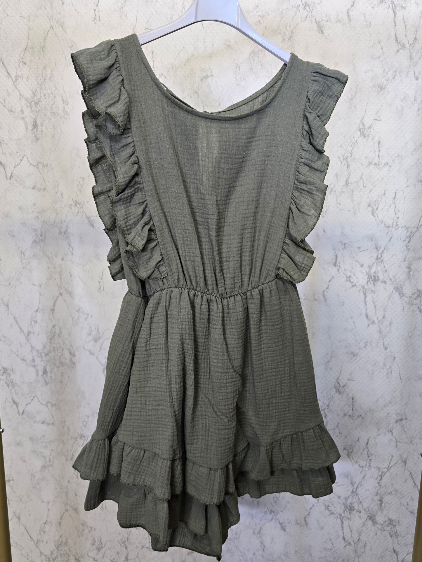 Jumpsuit Einteiler Baumwolle Sommer kurz