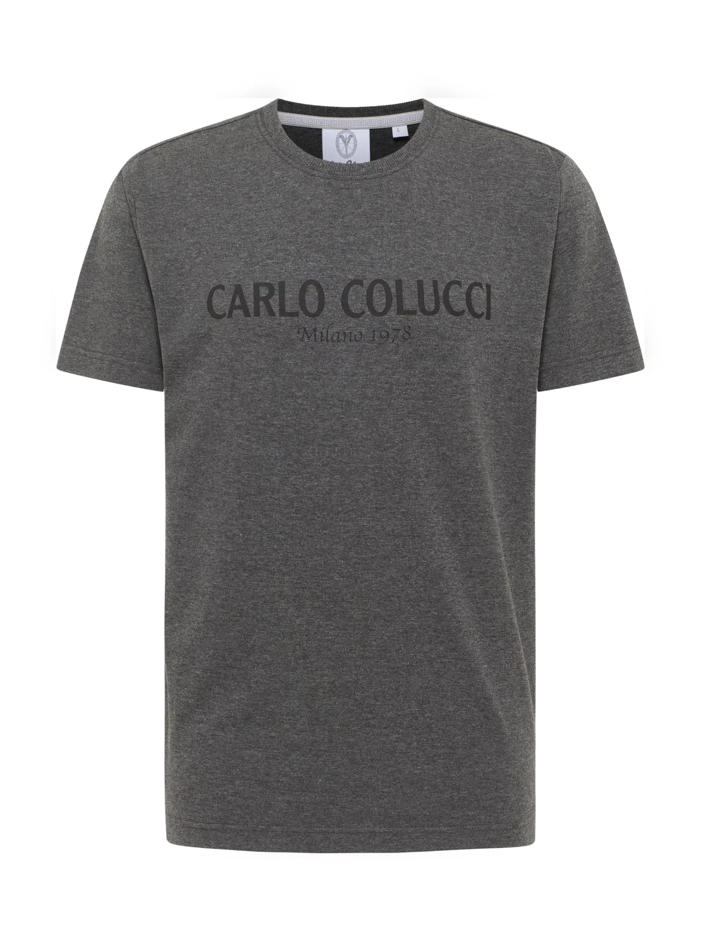 Original Carlo Colucci Tshirt Basic Schlicht verschiedene Farben.