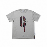 Carlo Colucci Tshirt schwarz / grau Großes C Brust