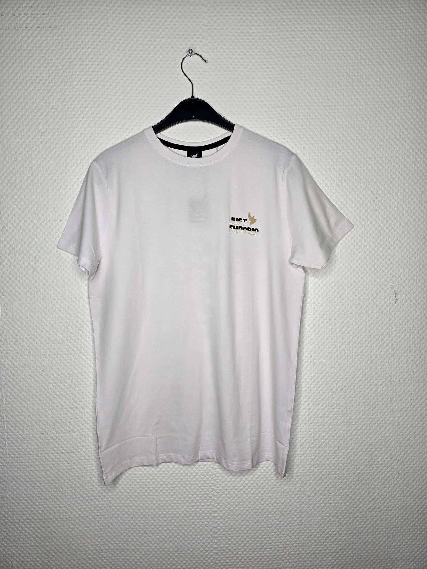 (36) Just Emporio T Shirt  Rücken Logo groß weiß SLIM FIT