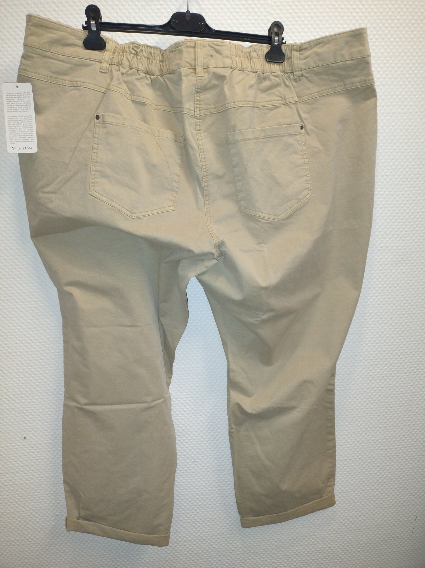 (U44) Ulla Popken Hose beige 782017 310