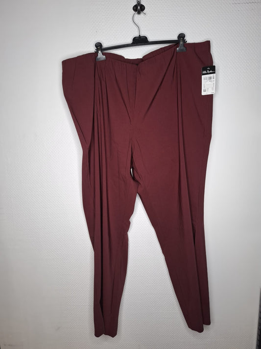 (U15) Ulla Popken Hose dunkel rot 709525 65