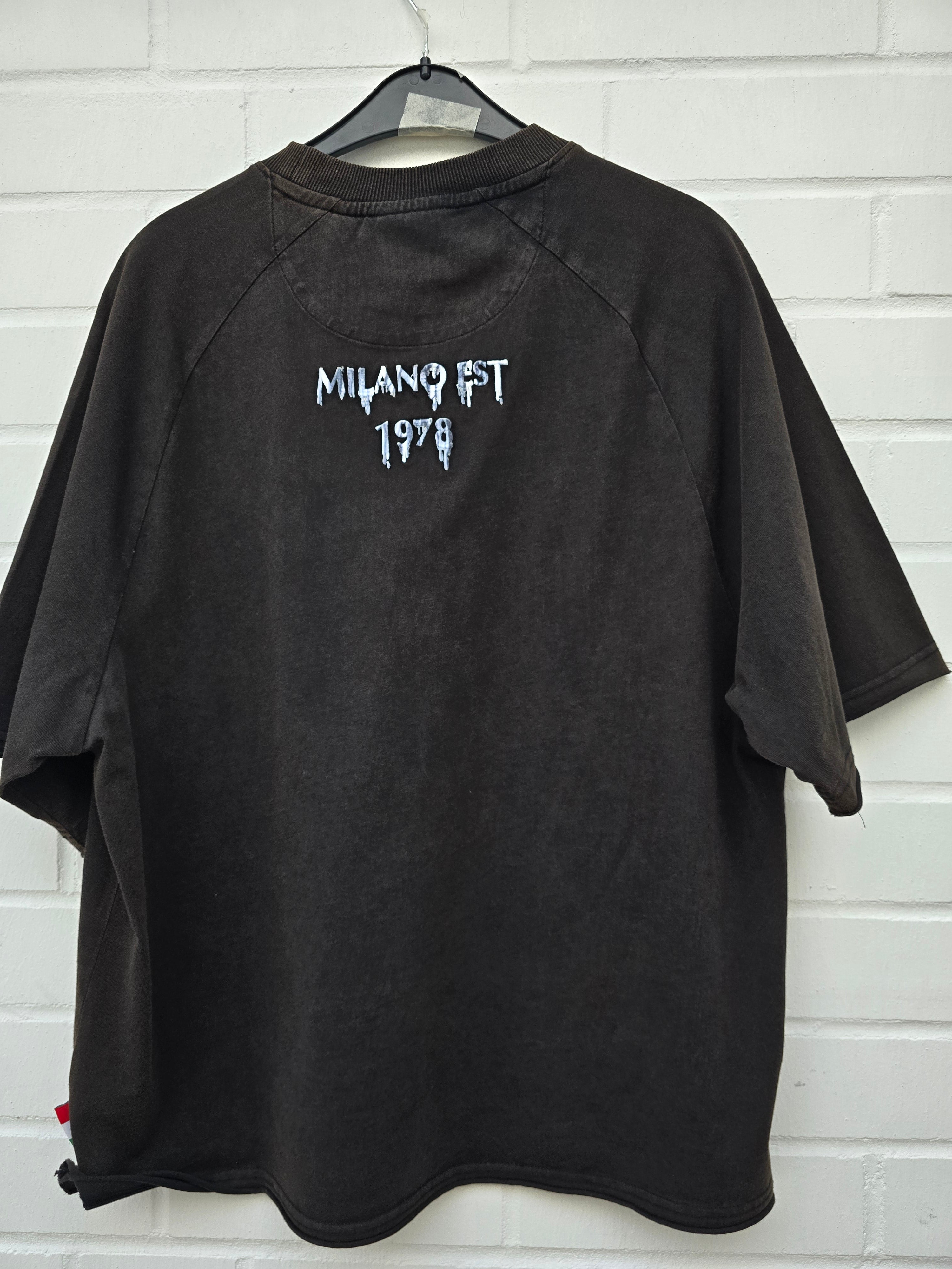 Carlo Colucci Tshirt dunkelbraun Gr XS