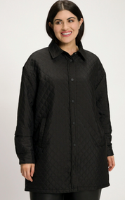 (U5) Ulla Popken Jacke schwarz 807755 130