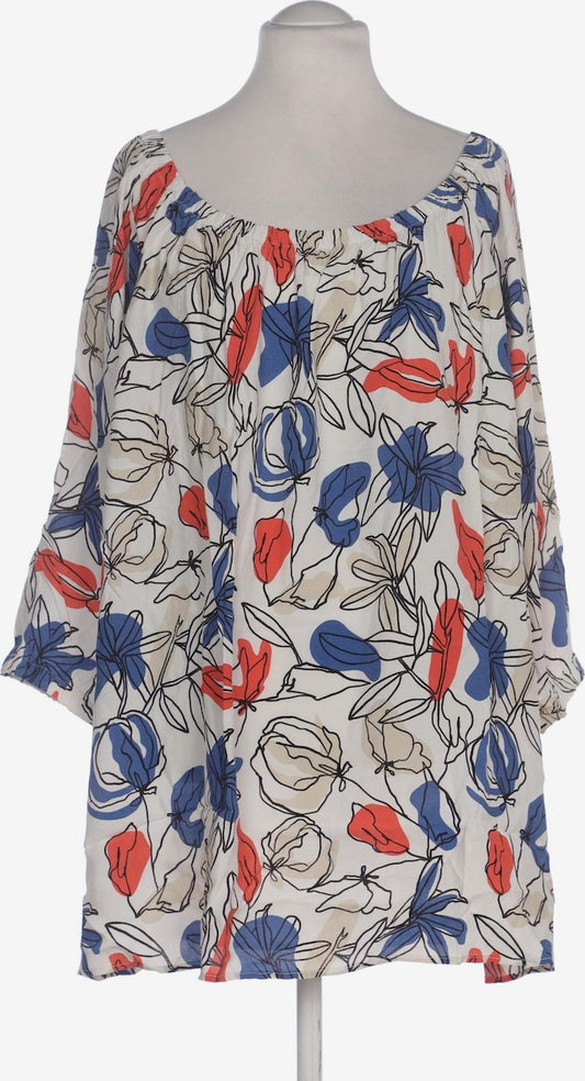 (U31) Ulla Popken Bluse weiß/blau/rot 791381 200