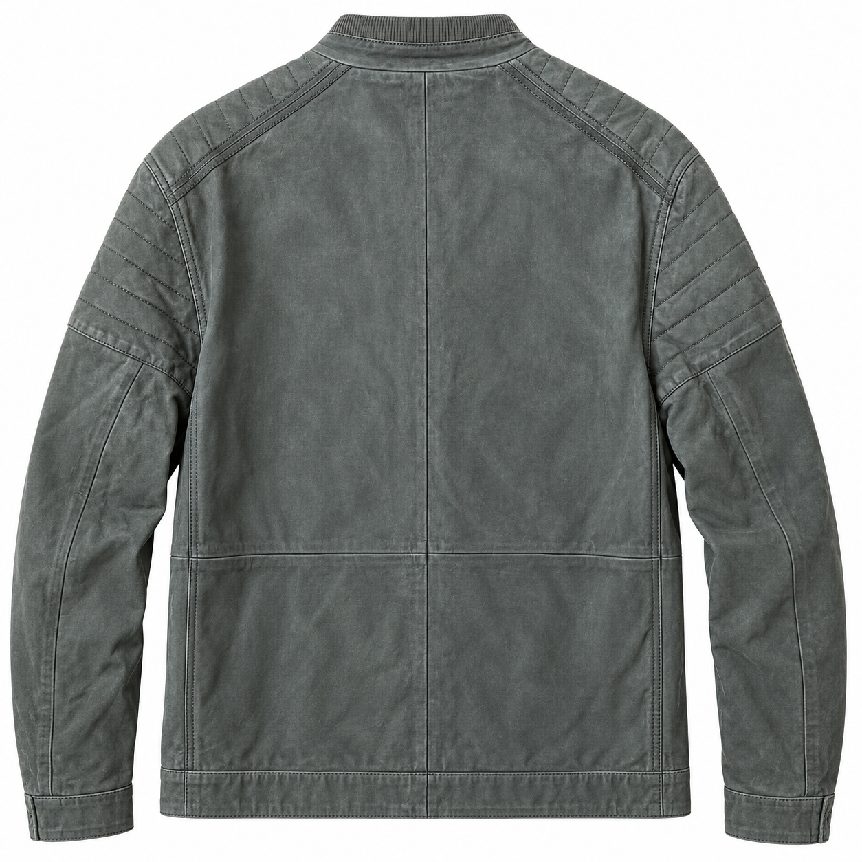 PME Legend Echtleder Jacke Lederjacke schwarz grau grün