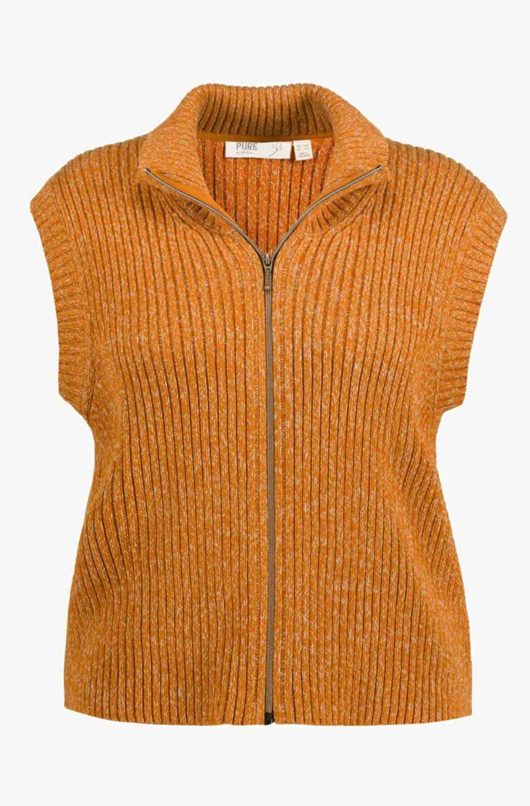 (U14) Ulla Popken Weste Gelb/Orange 809265 676