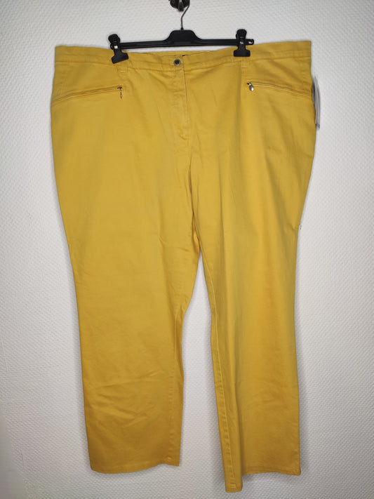 (U13) Ulla Popken Hose gelb 712361 61