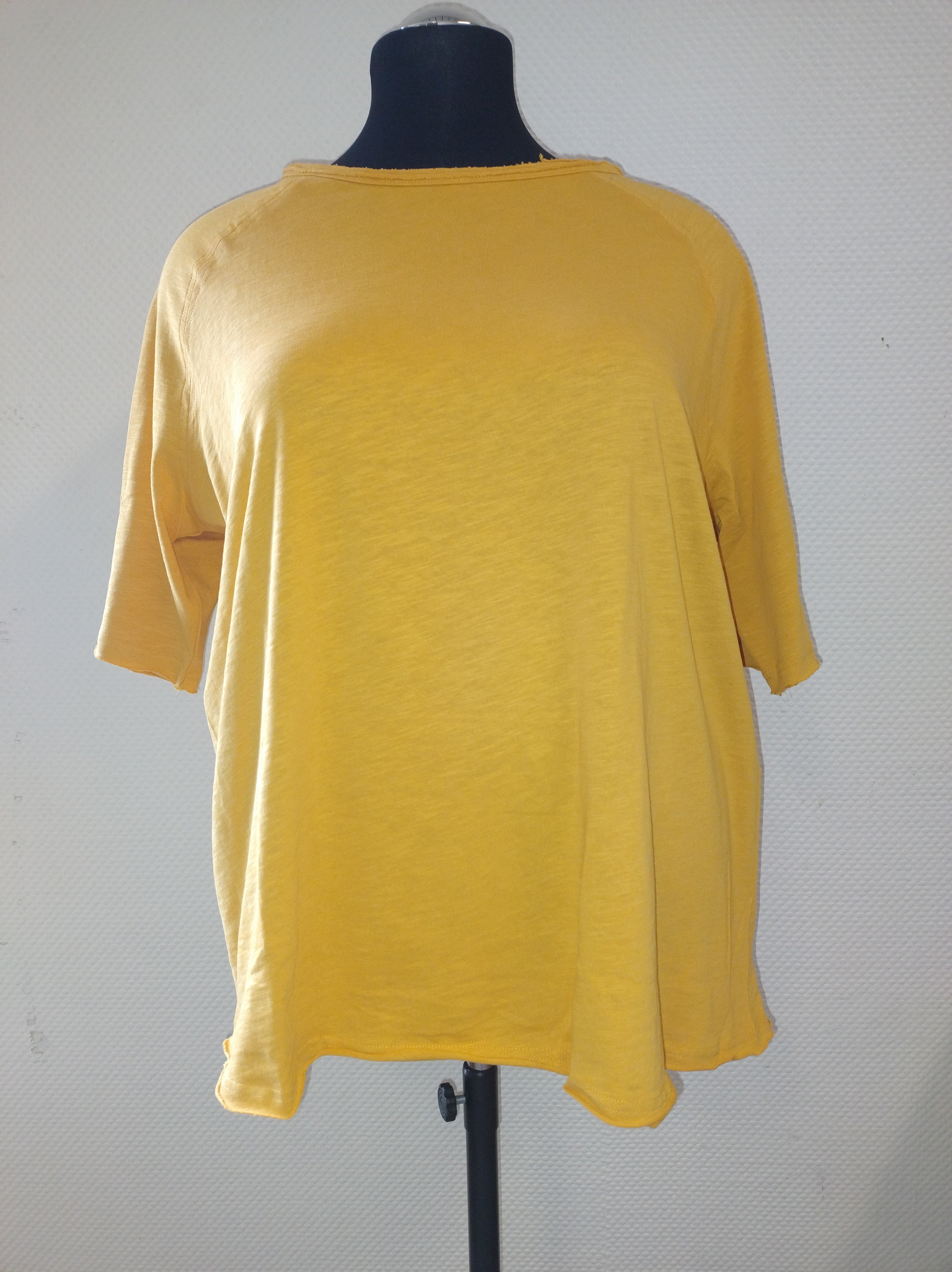 (U29) Ulla Popken T-Shirt Gelb 810401 661