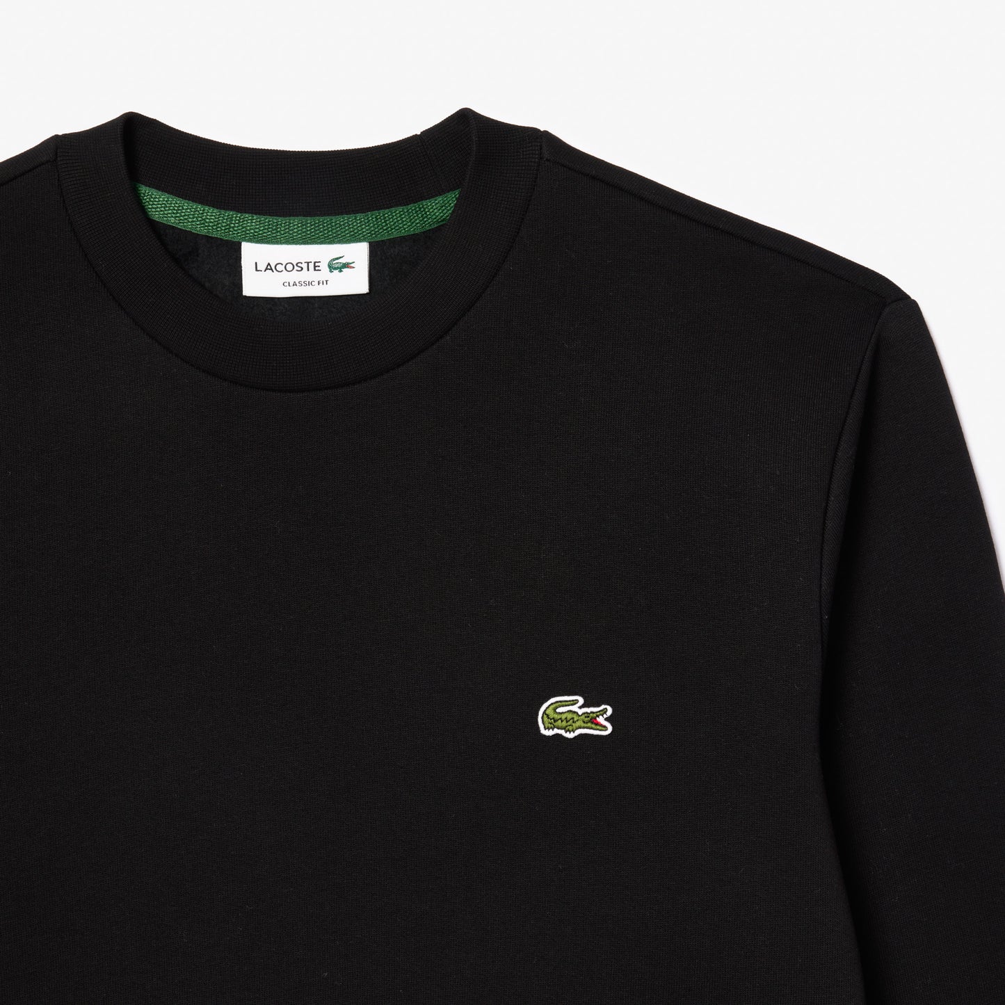 (110) Lacoste Sweatshirt schwarz Regular Fit