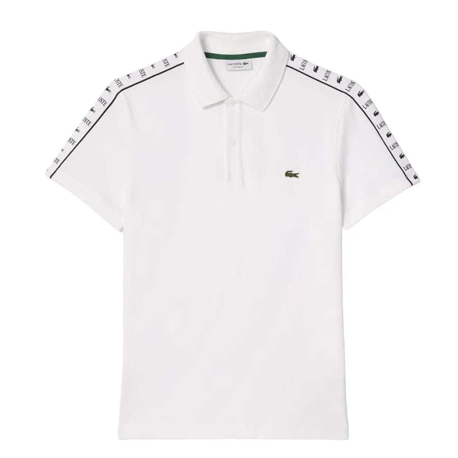 LACOSTE Poloshirt weiß Schultern Logo -146-