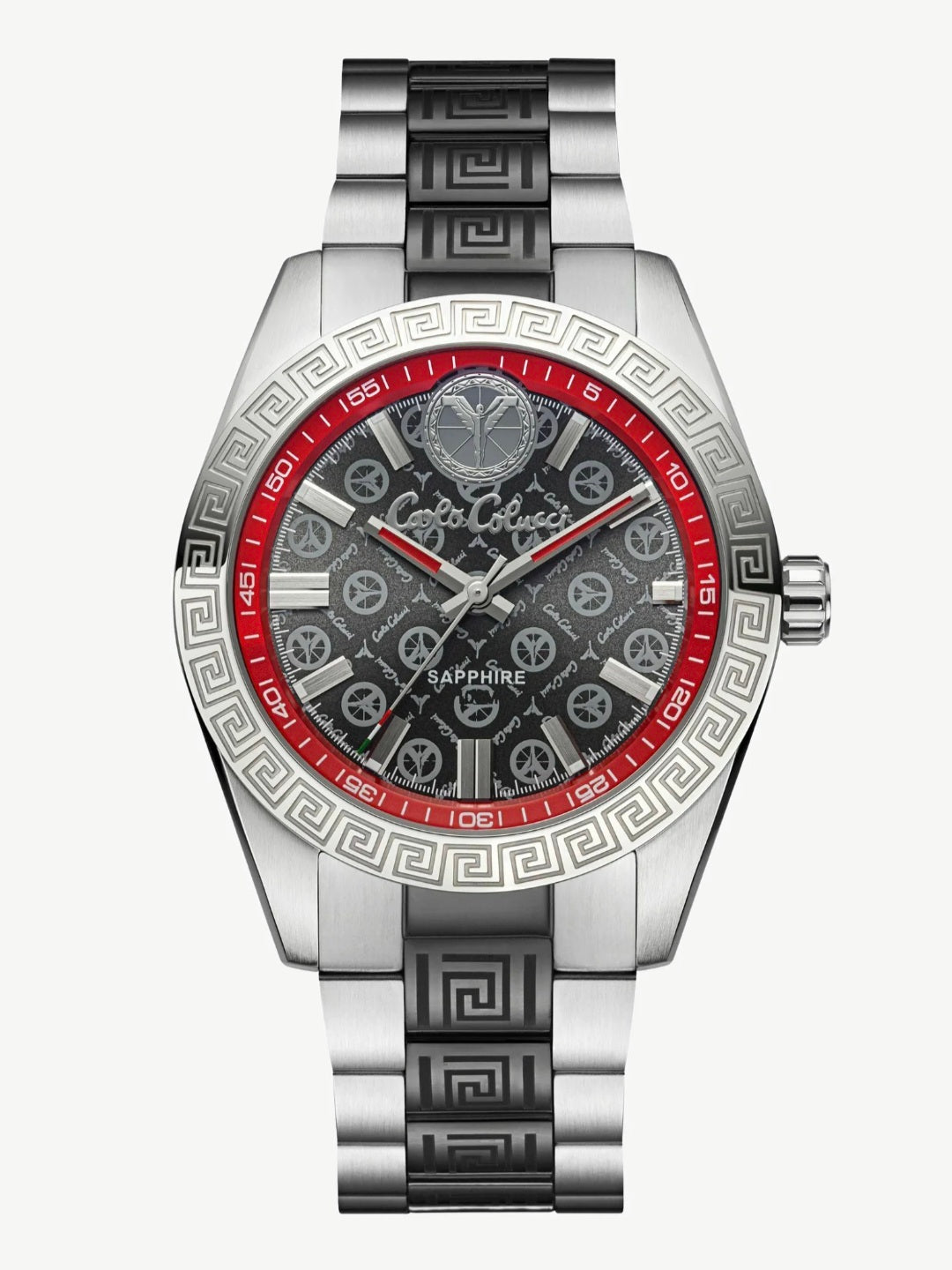 Nr4 Carlo Colucci Armbanduhr silber Metallarmband CC200-2 + 2 Jahre Herstellergarantie