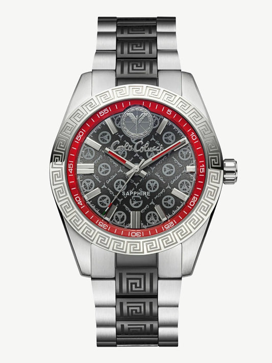 Nr4 Carlo Colucci Armbanduhr silber Metallarmband CC200-2 + 2 Jahre Herstellergarantie