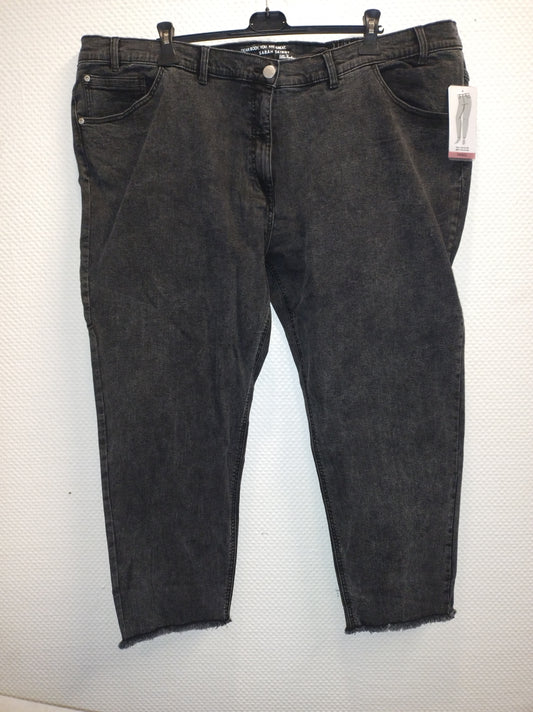 (U12) Ulla Popken Jeans schwarzgrau 808302 906