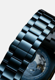 Nr23 Carlo Colucci Armbanduhr navyblau Metallarmband CC101-2 Hersteller Garantie 2 Jahre