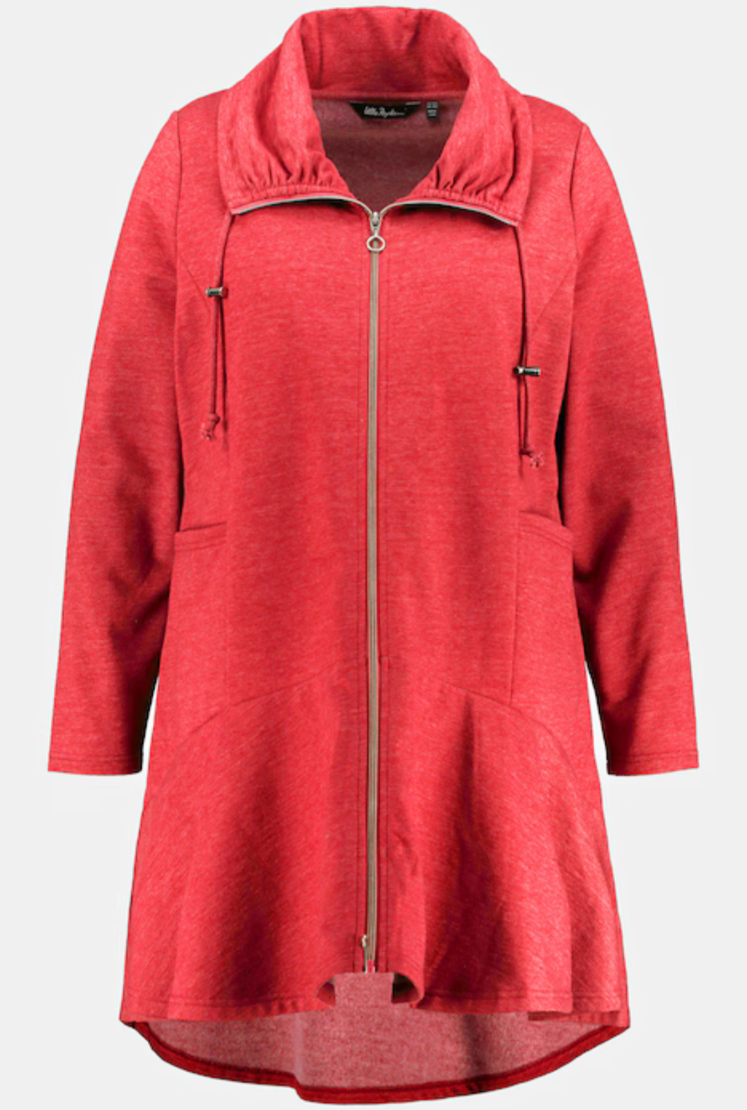 (U13) Ulla Popken Long-Sweatjacke Rot 795364 530