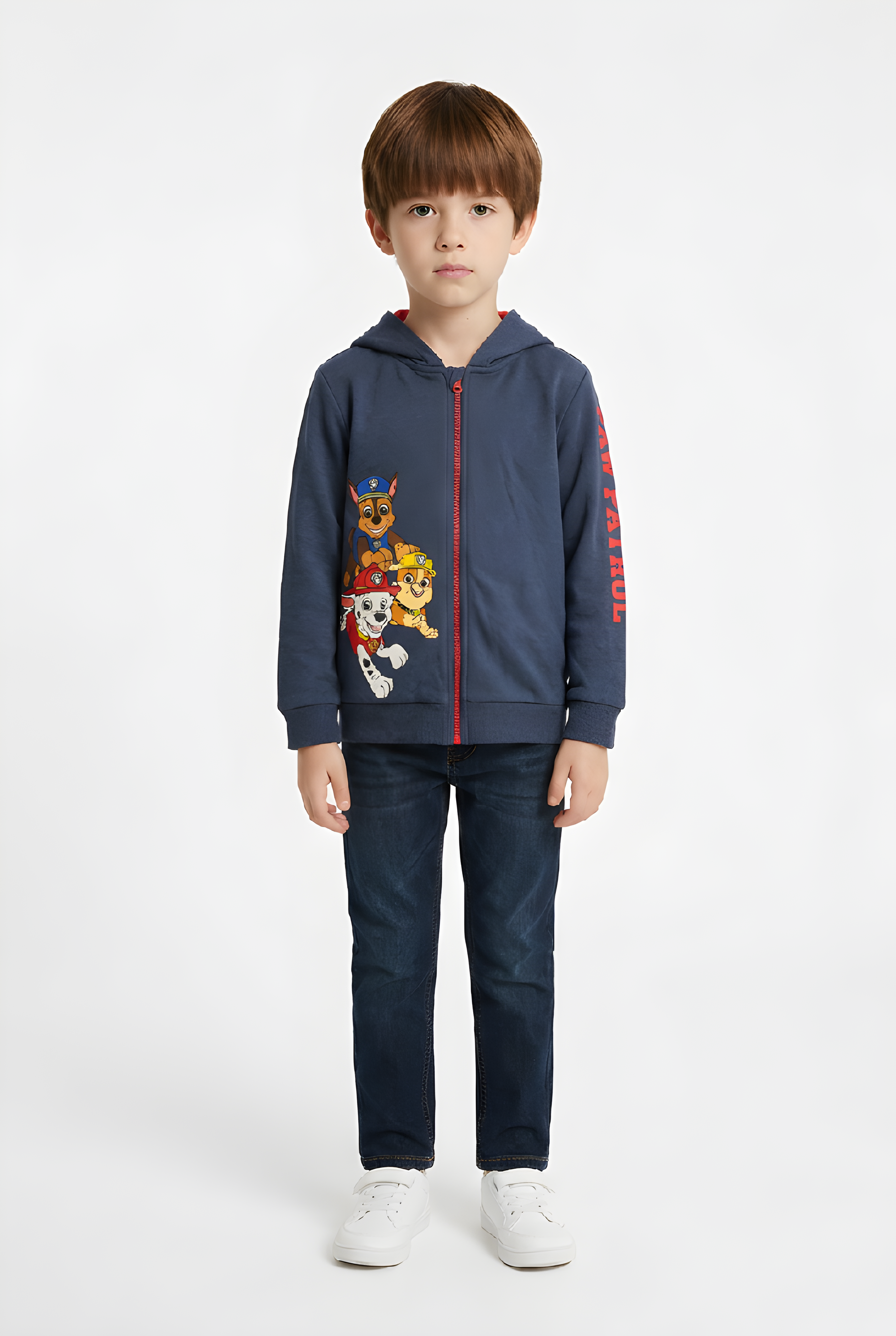 Original Nickelodeon Paw Patrol Sweatjacke dunkelblau Jungen