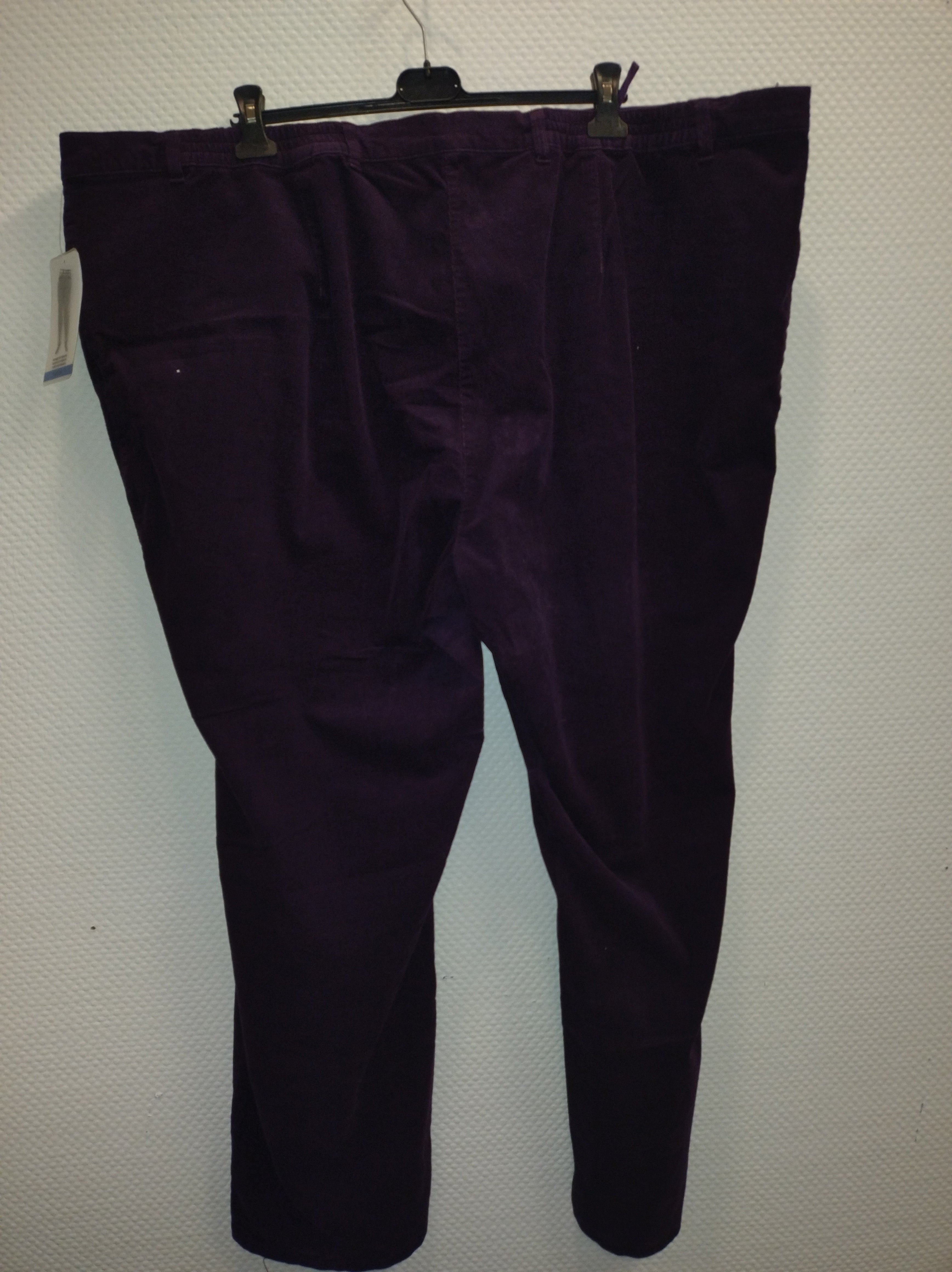 (U45) Ulla Popken Hose Dunkel Lila 725826 83