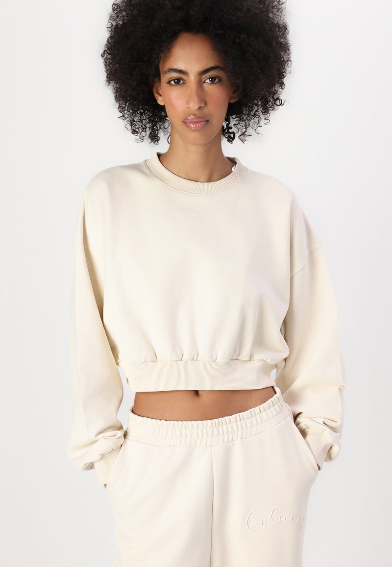 Carlo Colucci Damen Set creme