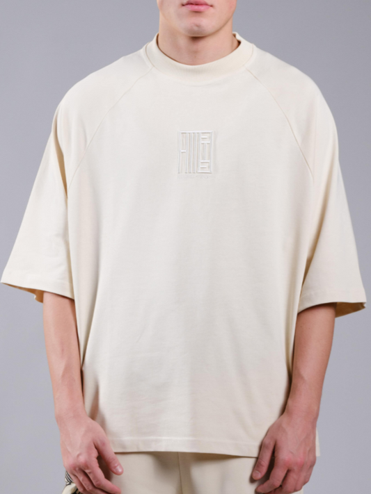 (133) Alessandro Magno Core TSHIRT sehr oversize unisex creme