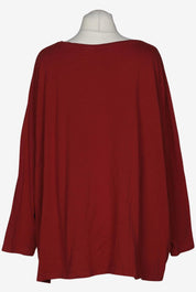 (U10) Ulla Popken Langarmshirt rot 811358 540