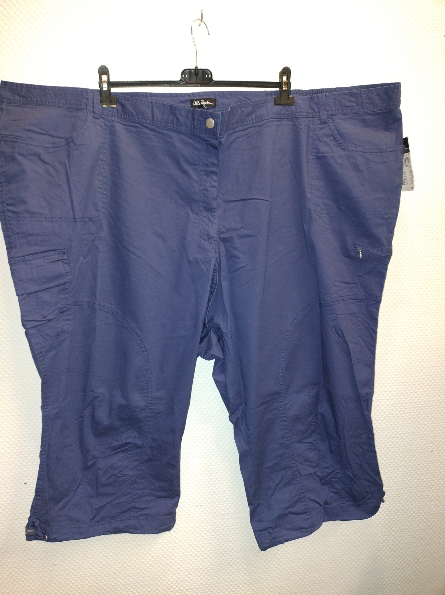 (U43) Ulla Popken Capri Hose blau 667042 15