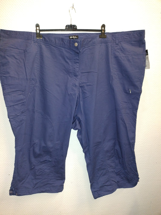 (U43) Ulla Popken Capri Hose blau 667042 15