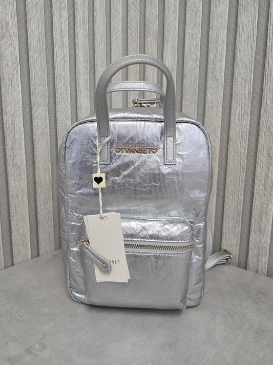 Twinset Milano Rucksack silber