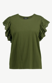 (U10) Ulla Popken Bluse grün 810614 440