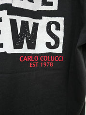 Carlo Colucci Fake News Tshirt schwarz / weiß