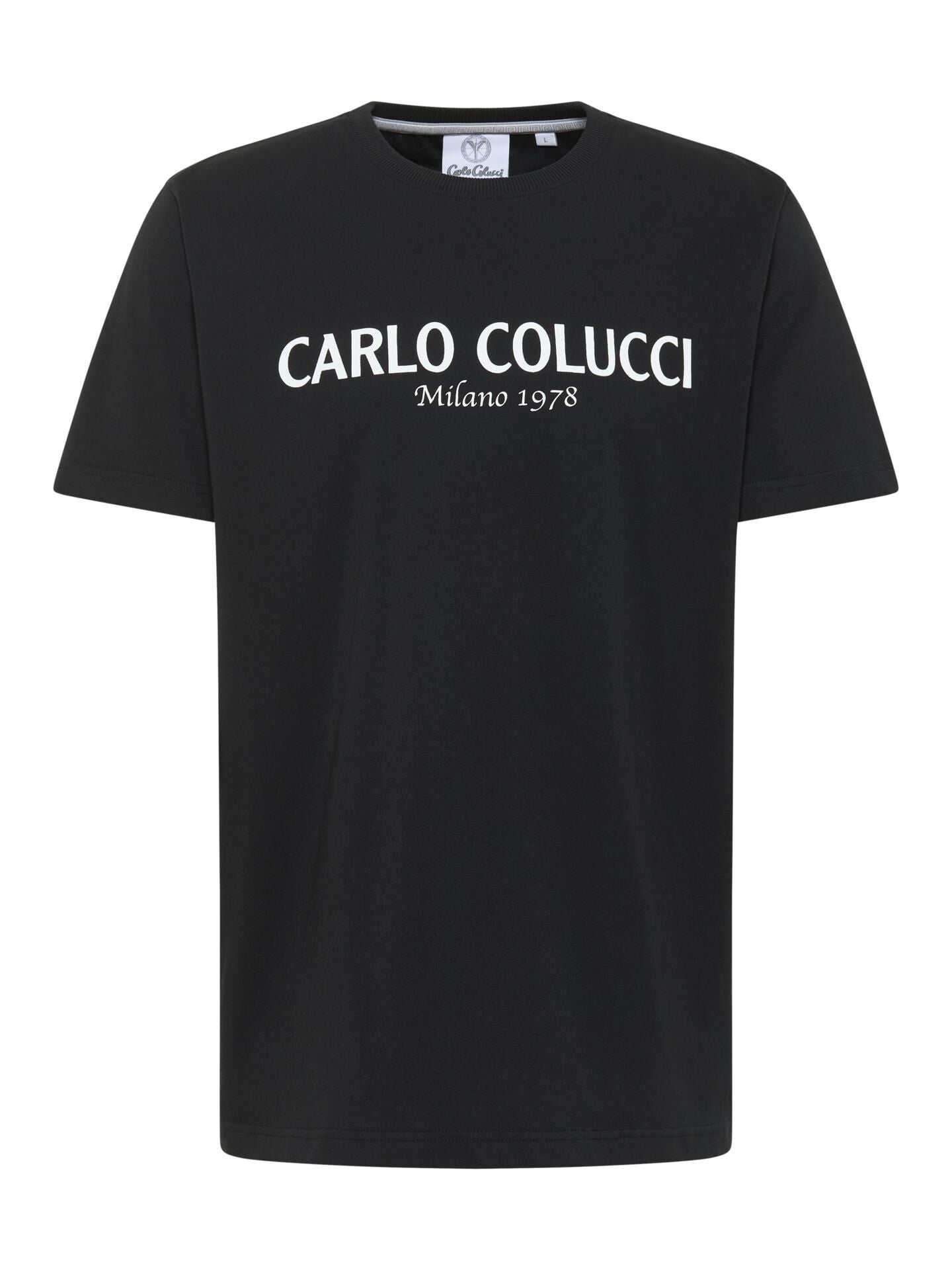 Original Carlo Colucci Tshirt Basic Schlicht verschiedene Farben.