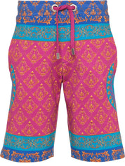 Carlo Colucci Herren Short blaupink DAH-C4310-121