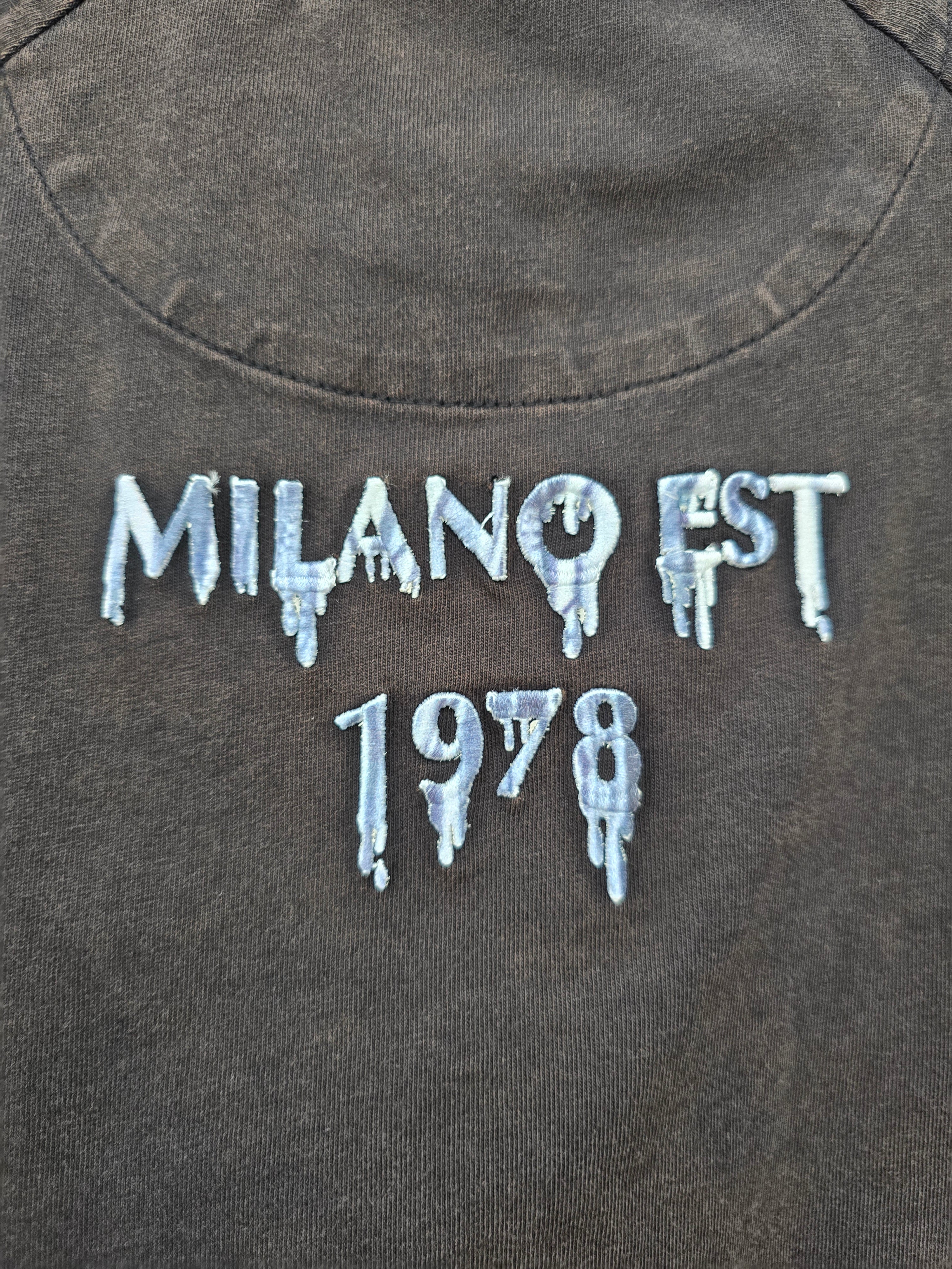 Carlo Colucci Tshirt dunkelbraun Gr XS