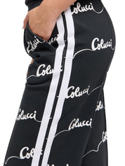 Carlo Colluci Damen Hose schwarz weiß -23-