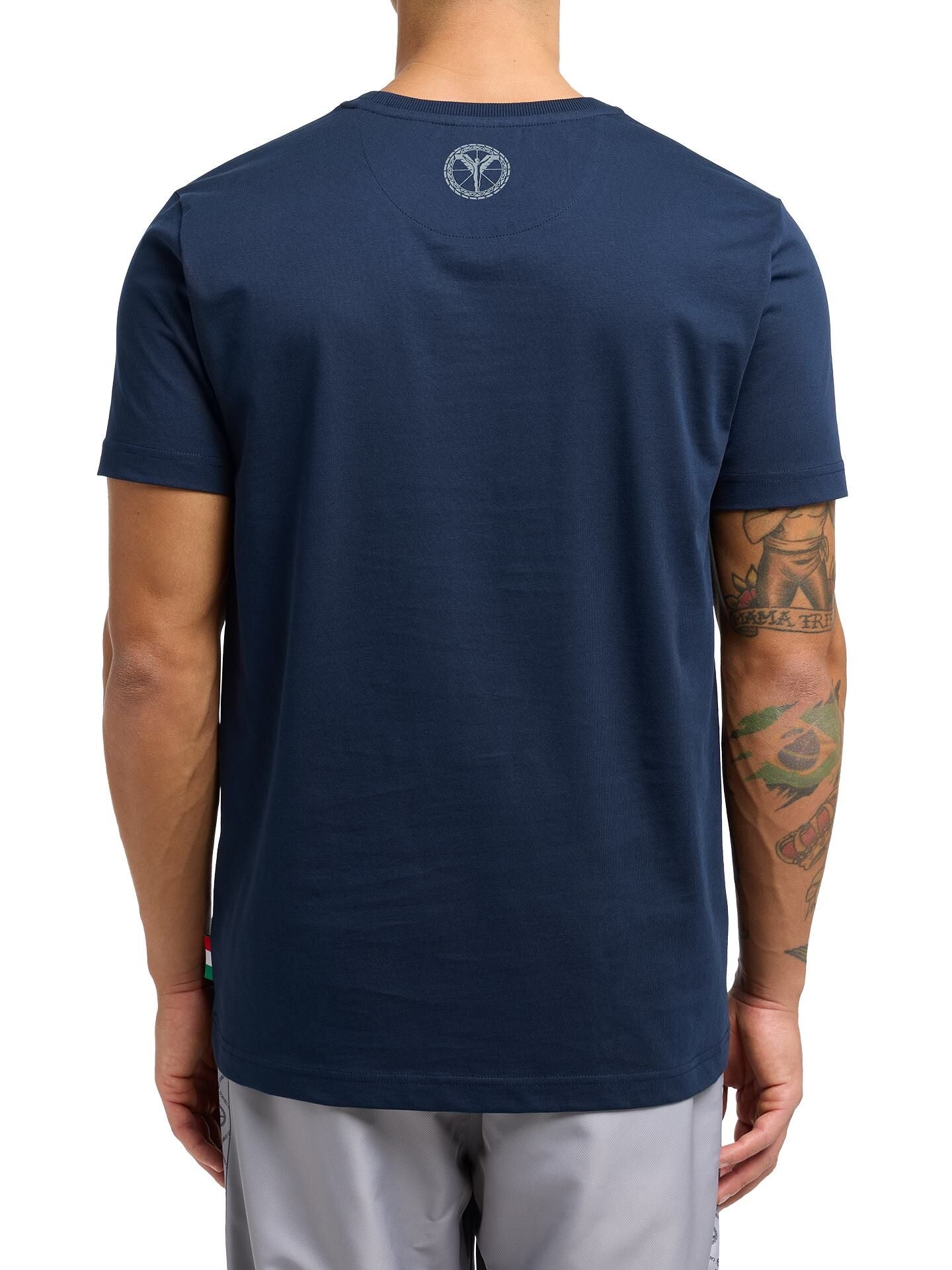 (49) Carlo Colucci TShirt navyblau C440 10